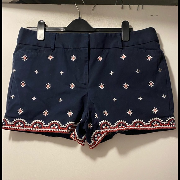loft pineapple shorts
